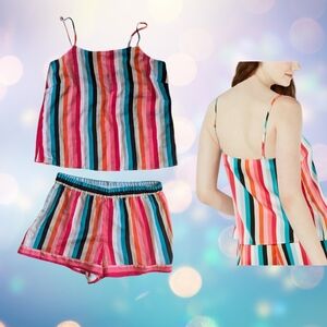 🔥$10 Bundled🔥*NEW* Int'l Concepts Striped Pajama Lounge Set M
